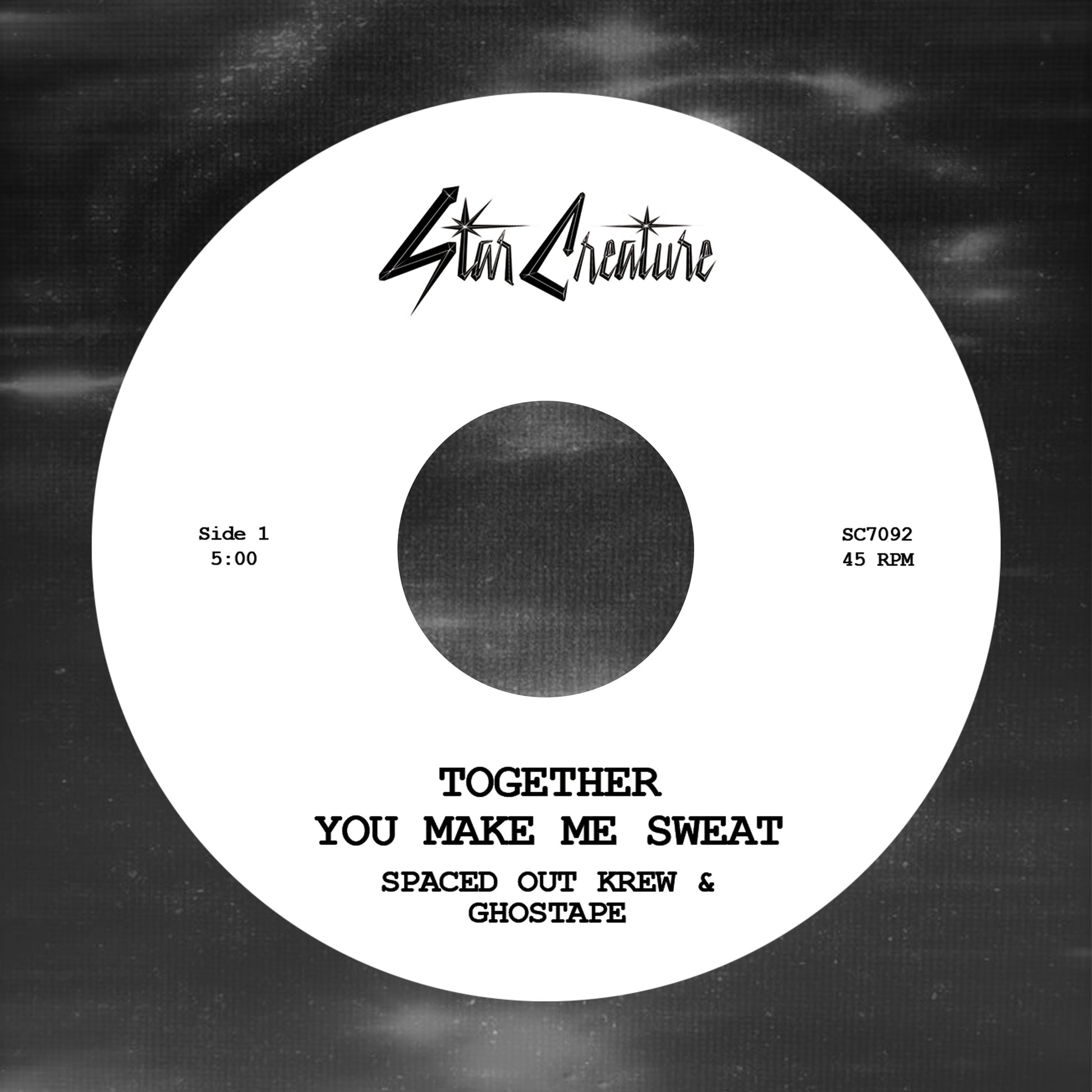 Spaced Out Krew & Ghostape - Together / You Make Me Sweat (VINYL 7" EP) | - DISCO *NEW*
