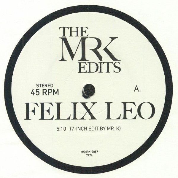 Felix Leo / In Love (Mr K Edits)(7" VINYL) | Mint (M) Generic - DISCO *NEW*