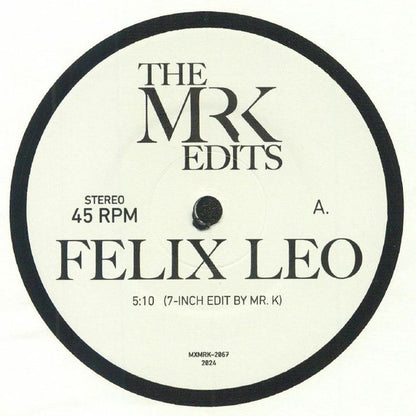 Felix Leo / In Love (Mr K Edits)(7" VINYL) | Mint (M) Generic - DISCO *NEW*