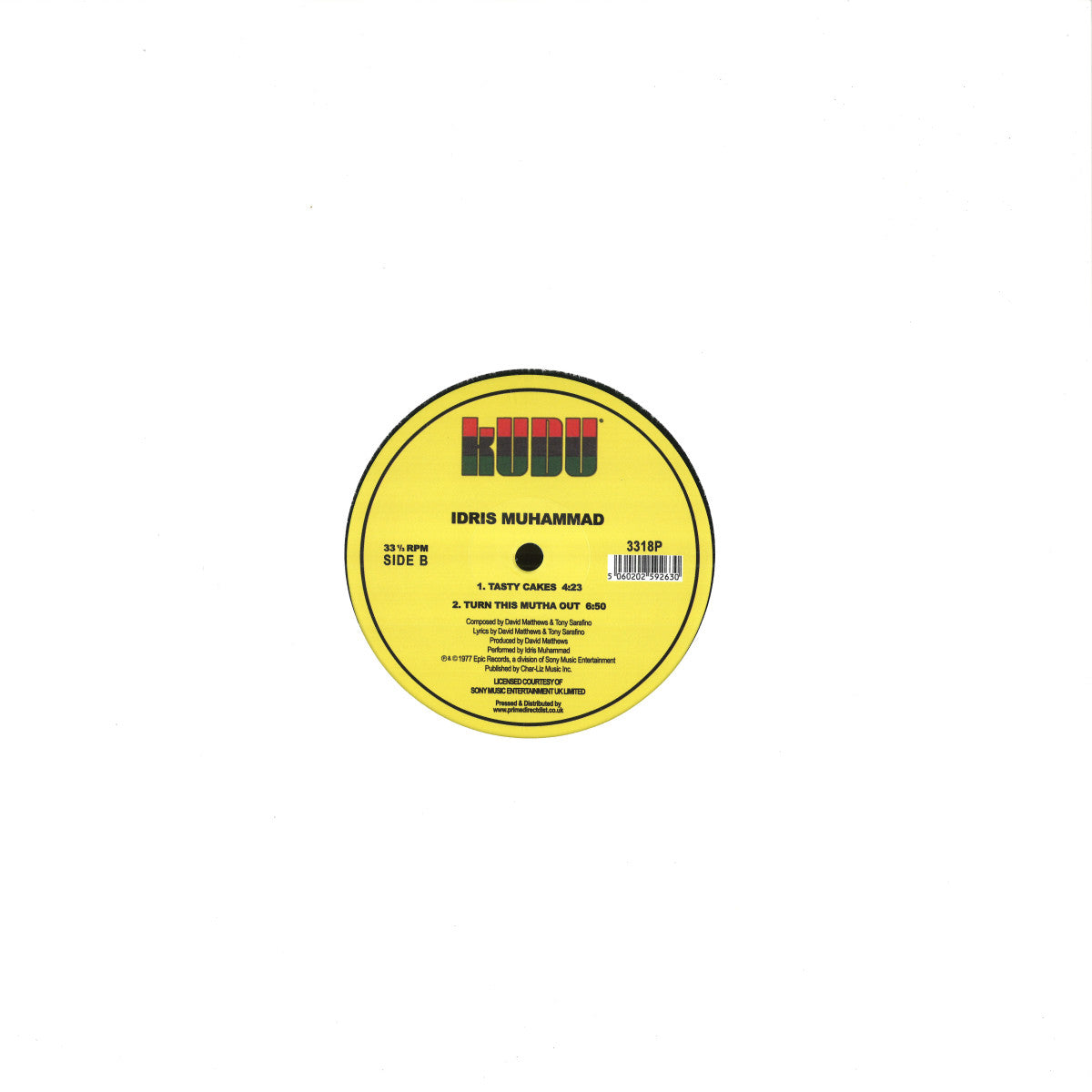Idris Muhammad - Could Heaven Ever Be Like This / Tasty Cakes & Turn This Mutha Out (VINYL 12" KUDU 3318P) | NEW Mint (M) Mint (M) - DISCO *NEW*