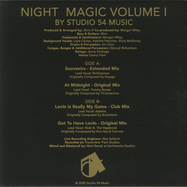 Night Magic Vol. I - The Disco Mixes 2020 (GOLD VINYL) | Mint (M) Mint (M) - DISCO *NEW*