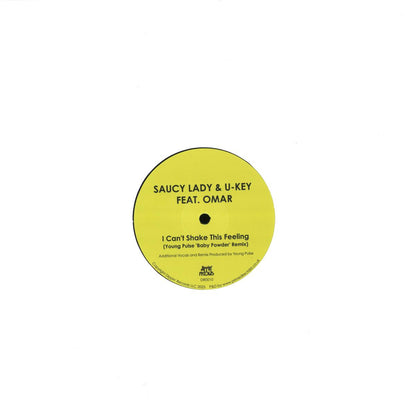 Saucy Lady & U-Key Featuring Omar - I Can't Shake This Feeling (VINYL 12" Dippin`) | NEW Mint (M) Mint (M) - DISCO *NEW*