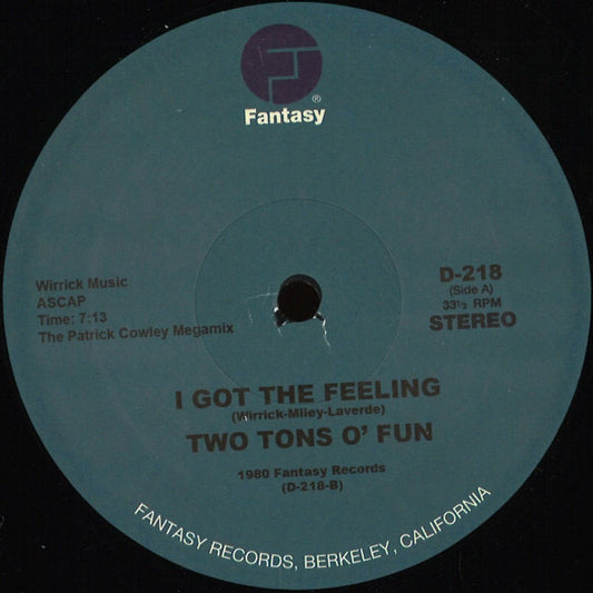 I Got The Feeling / Space Bass | Mint (M) Generic - DISCO *NEW*