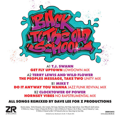 Back To The Old School - The Return Of Disco Rap Part I (Dave Lee Mixes) (VINYL 12") | - DISCO *NEW*