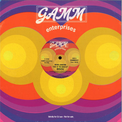 Bisou - More Jobermi (VINYL 12" G.A.M.M.) | NEW - DISCO *NEW*