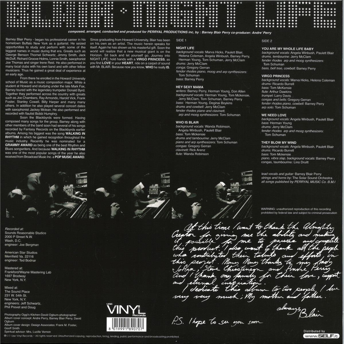 Blair - Nightlife (VINYL LP Use Vinyl) | NEW - DISCO *NEW*