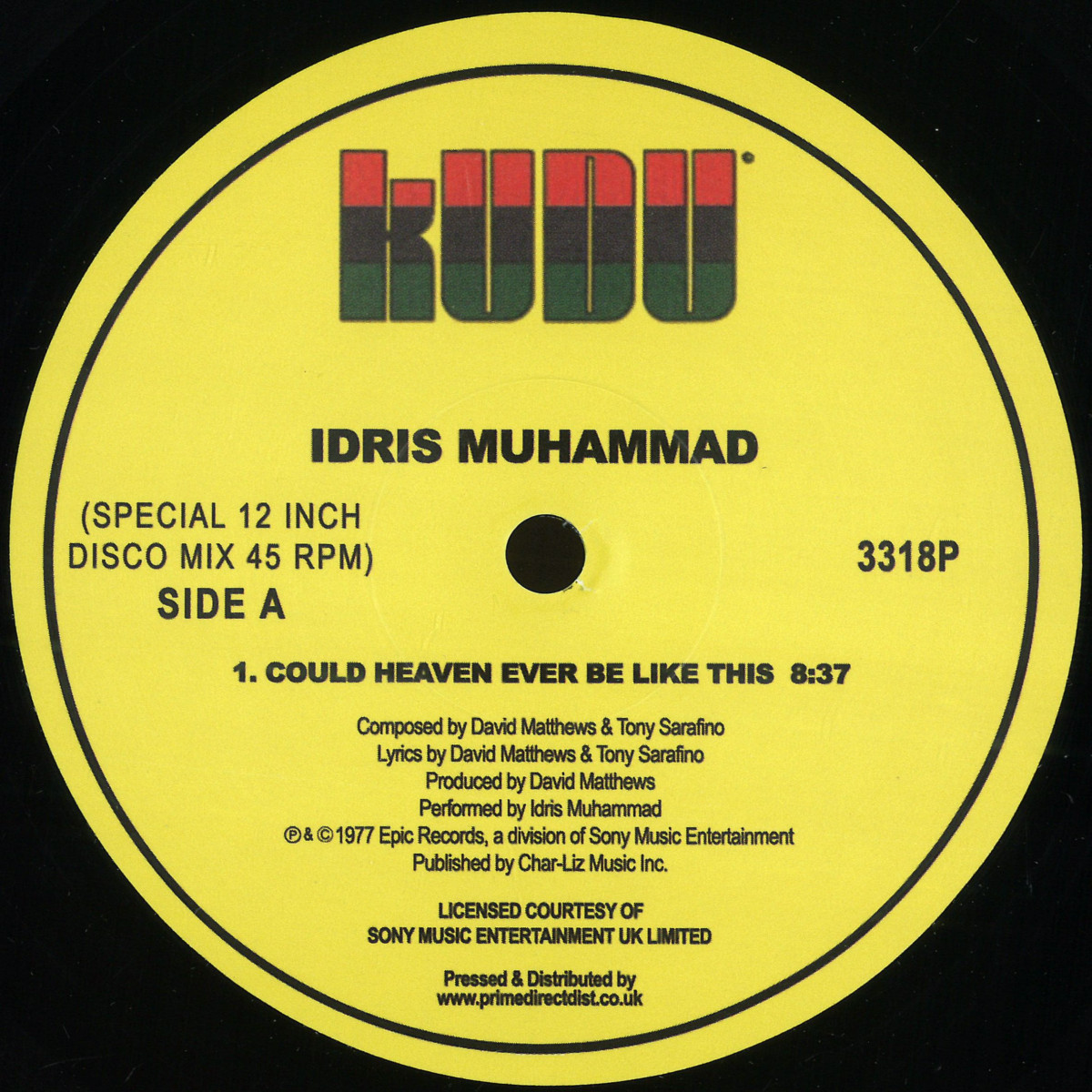 Idris Muhammad - (PRESALE) Could Heaven Ever Be Like This / Tasty Cakes & Turn This Mutha Out (VINYL) | Mint (M) Mint (M) - DISCO *NEW*