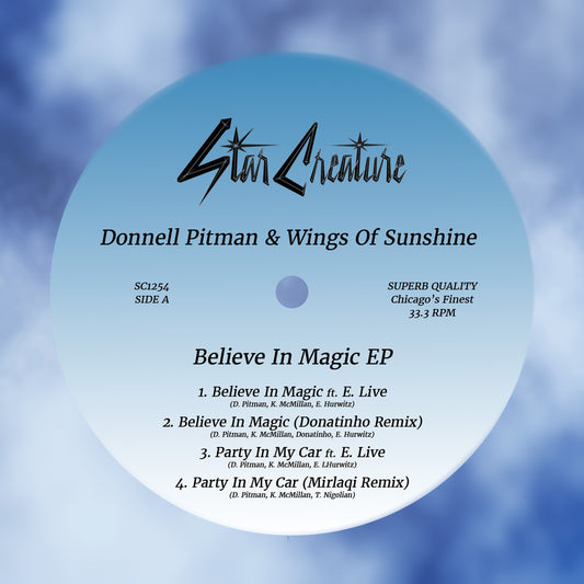 Donnell Pitman & Wings Of Sunshine - Believe In Magic (VINYL 12" EP) | - DISCO *NEW*