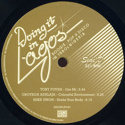 Doing It In Lagos (Boogie, Pop & Disco In 1980s Nigeria) (3LP) | Mint (M) Excellent (EX)