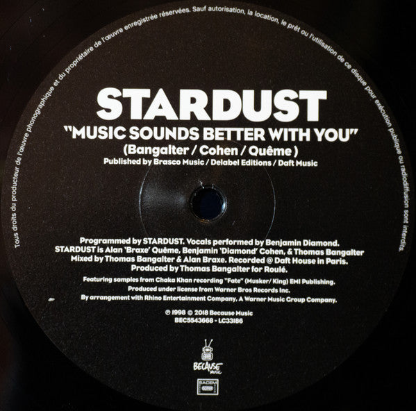 Stardust - Music Sounds Better With You | Mint (M) Mint (M) - HOUSE *NEW*
