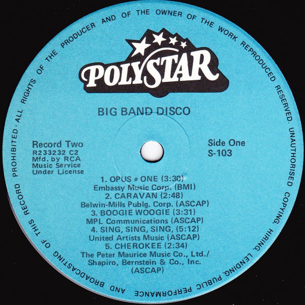 Chattanooga Disco Band - Big Band Disco *SEALED* | Mint (M) Mint (M) - DISCO / SEALED