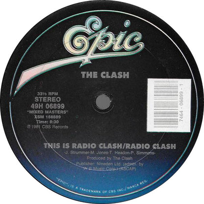 The Clash - This Is Radio Clash / The Magnificent Dance (VINYL LP) | Excellent+ (EX+) Generic - DISCO / USED *EXCELLENT+*