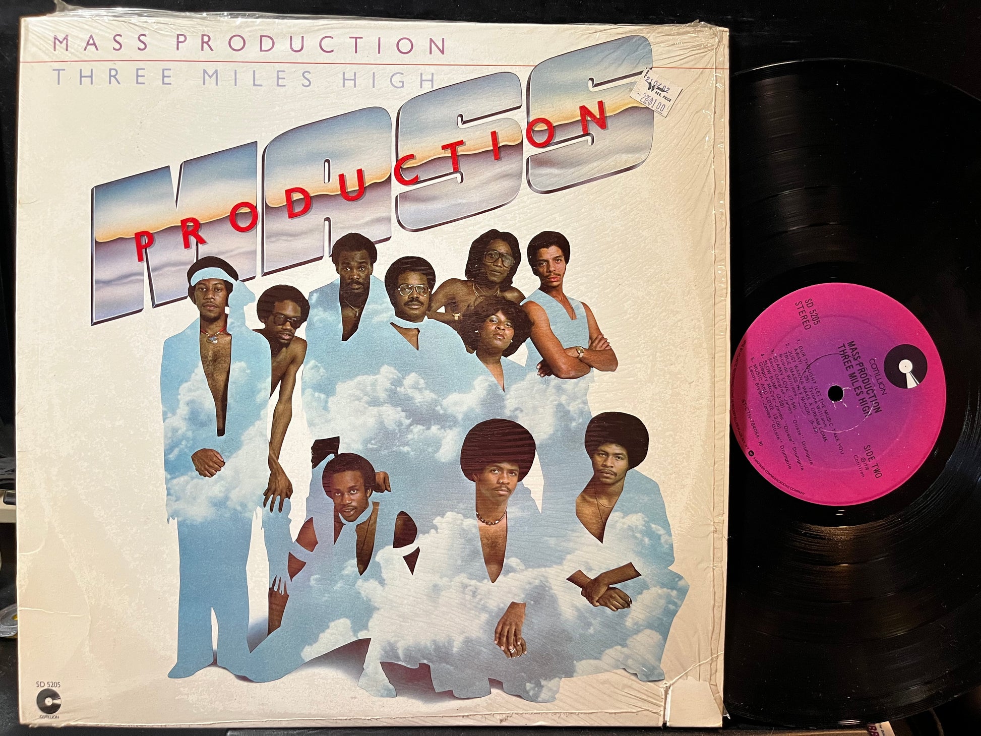 Mass Production - Three Miles High (VINYL LP Cotillion SD 5205 1978) | USED Excellent+ (EX+) Excellent+ (EX+) - DISCO / USED *EXCELLENT+*