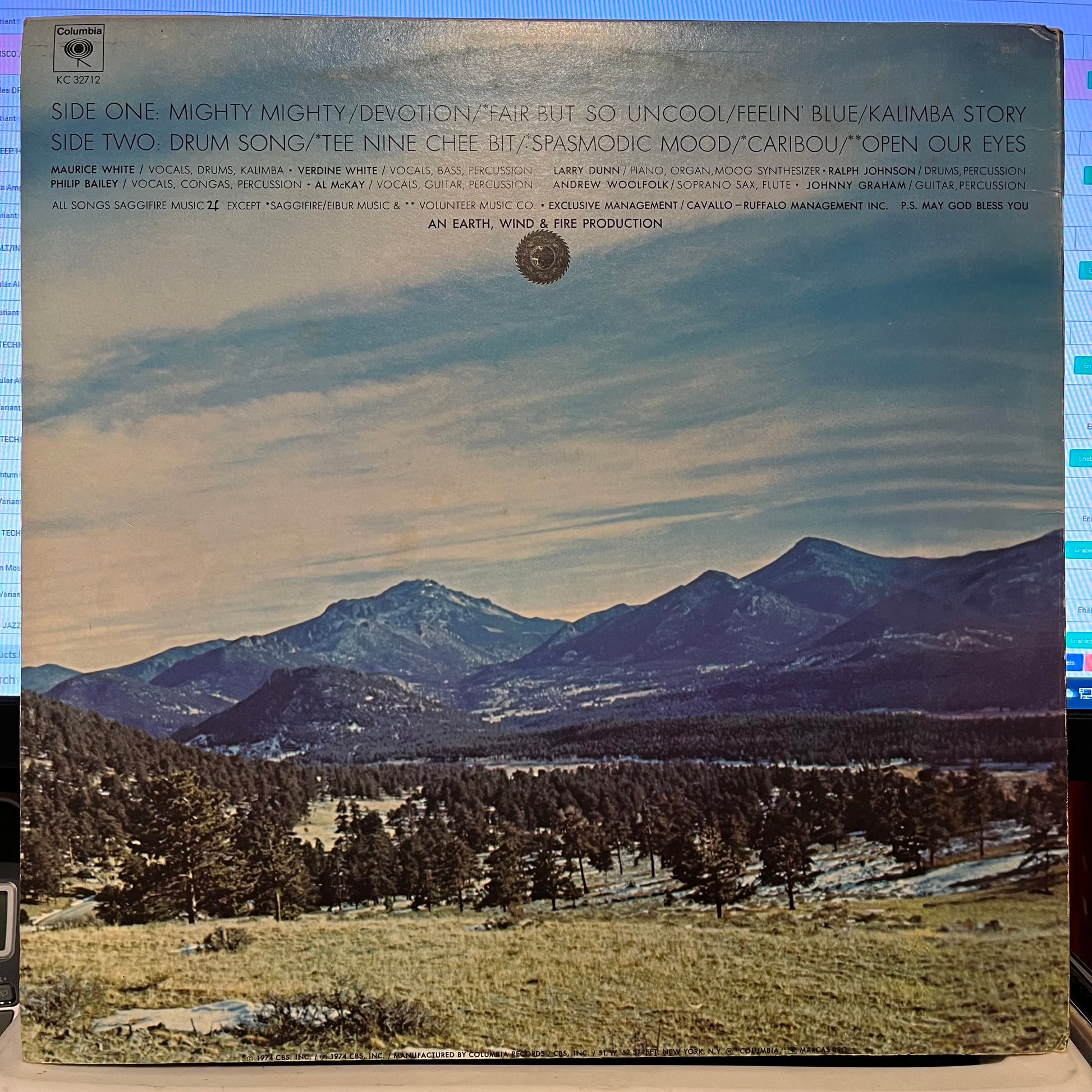 Earth, Wind & Fire - Open Our Eyes | Excellent (EX) Near Mint (NM) - DISCO / USED *EXCELLENT+*