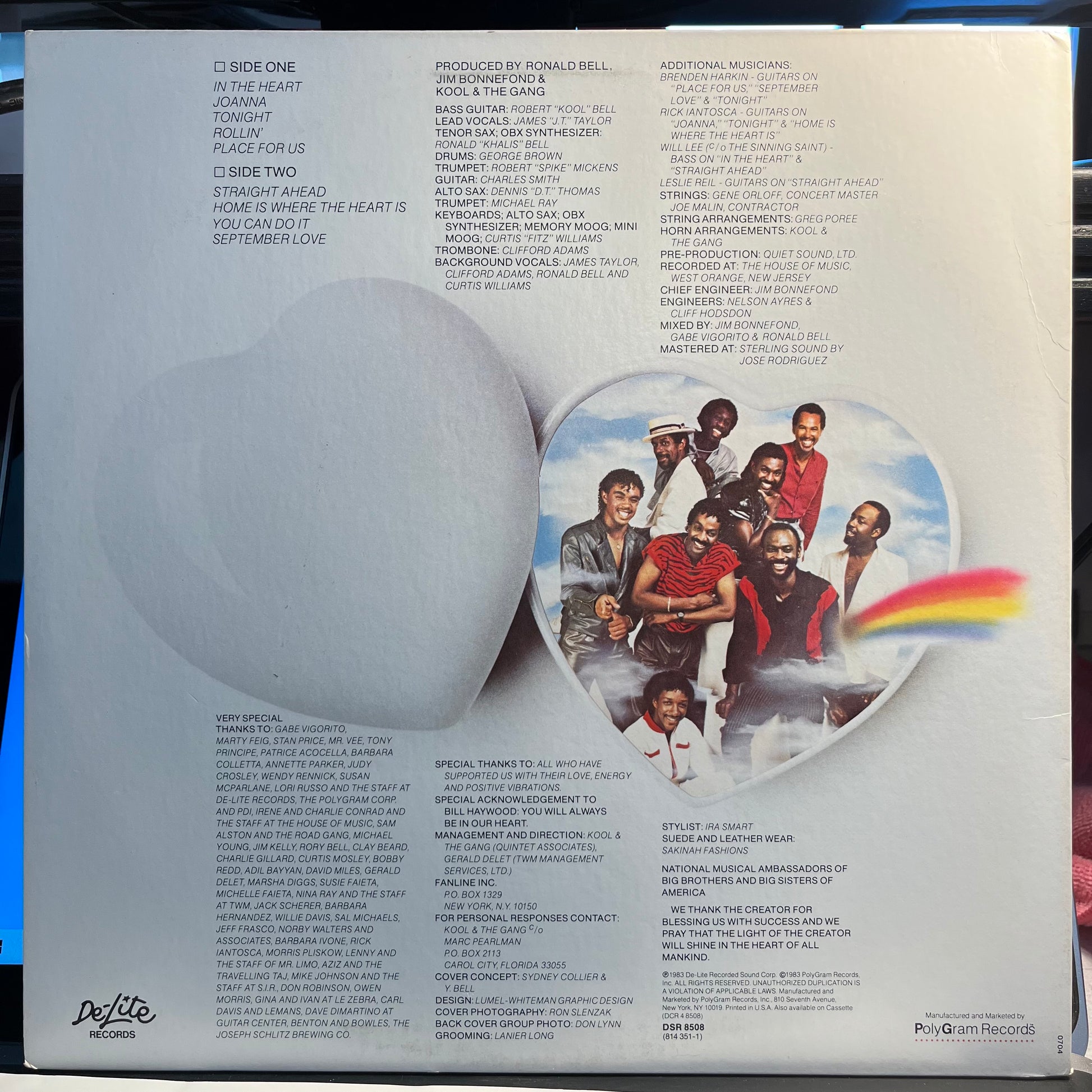 Kool & The Gang - In The Heart *PITMAN - 56* | Excellent (EX) Excellent (EX) - DISCO / USED *EXCELLENT+*