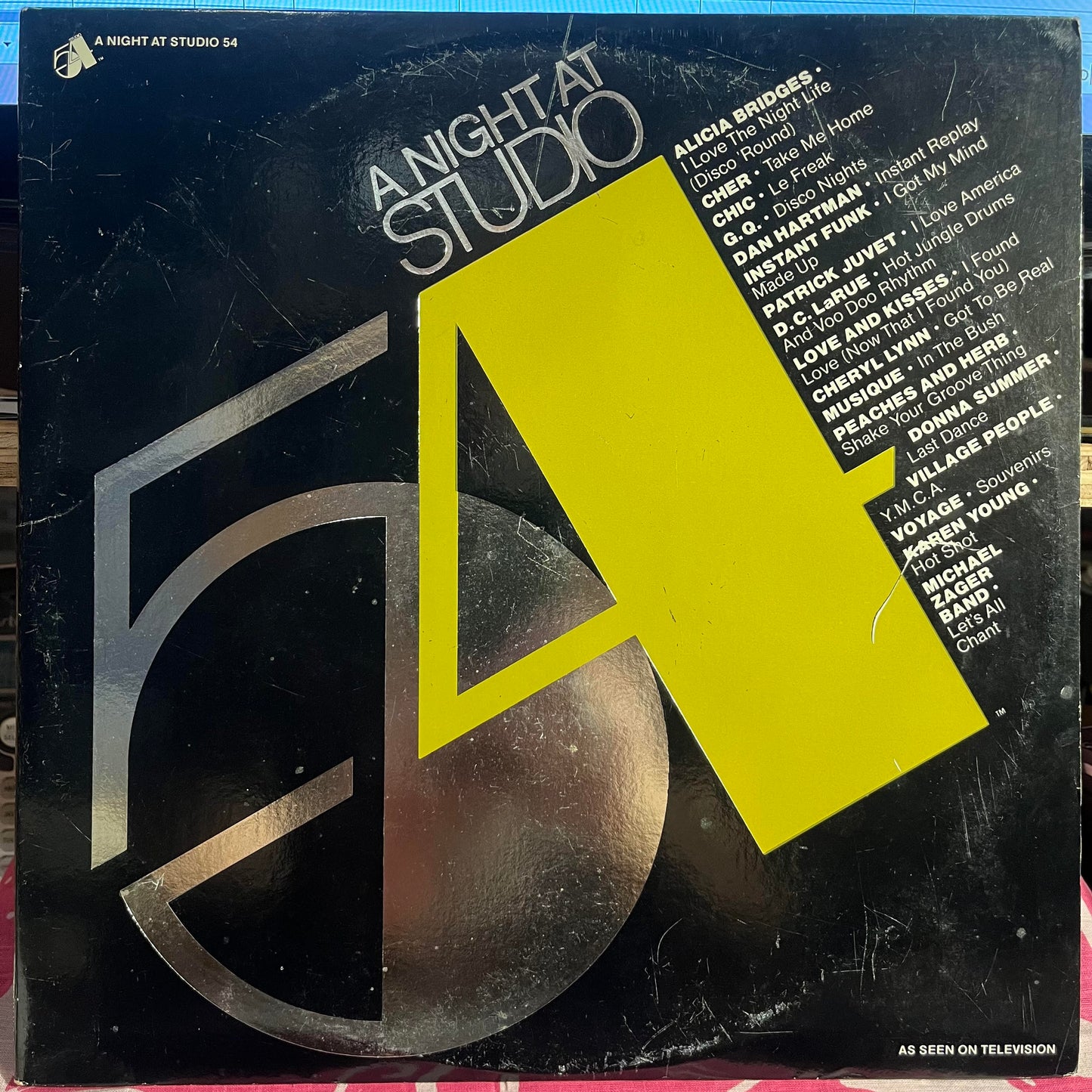 Various - A Night At Studio 54 | Excellent (EX) Very Good (VG) - DISCO / USED *EXCELLENT*