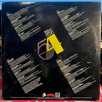 Various - A Night At Studio 54 | Excellent (EX) Very Good (VG) - DISCO / USED *EXCELLENT*