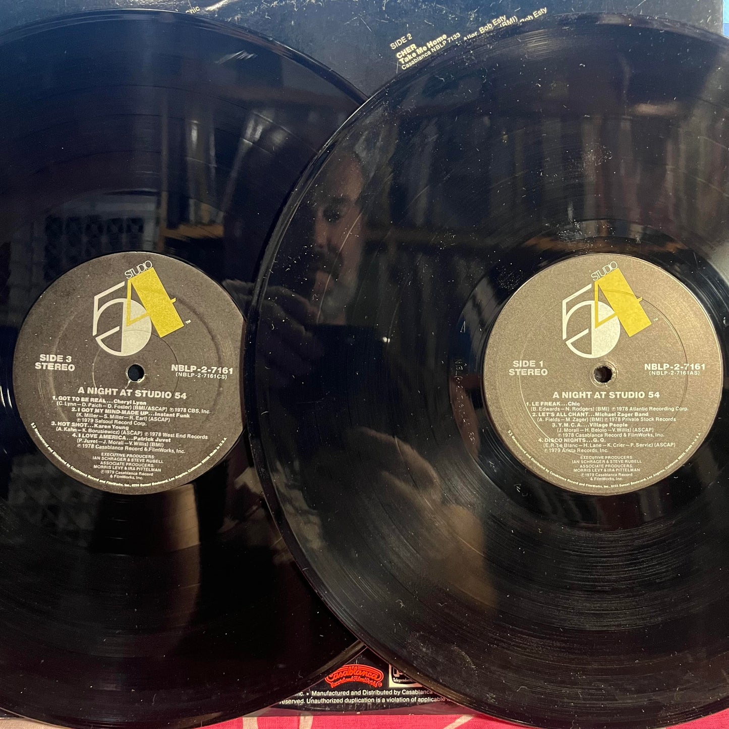 Various - A Night At Studio 54 | Excellent (EX) Very Good (VG) - DISCO / USED *EXCELLENT*