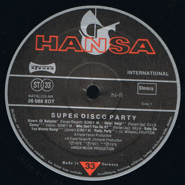 Super Disco Party | Good Plus (G+) Very Good (VG)