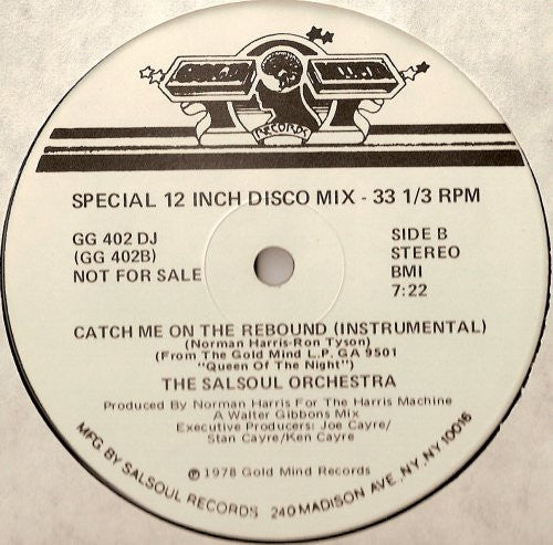 Loleatta Holloway / The Salsoul Orchestra - Catch Me On The Rebound (VINYL LP) | Near Mint- (NM-) Very Good Plus Plus (VG++) - DISCO / USED *NEAR MINT-*