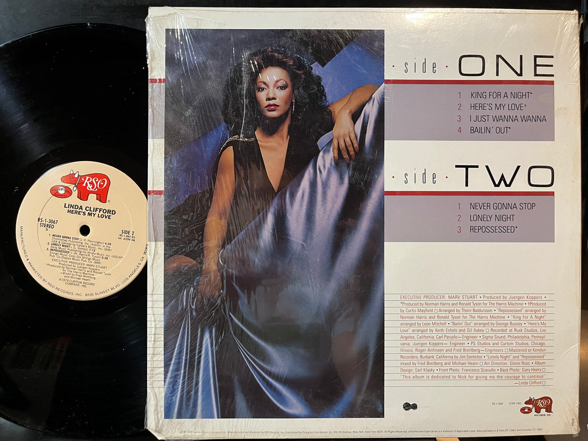 Linda Clifford - Here's My Love (VINYL LP) | USED Near Mint- (NM-) Near Mint (NM or M-) - DISCO / USED *NEAR MINT-*
