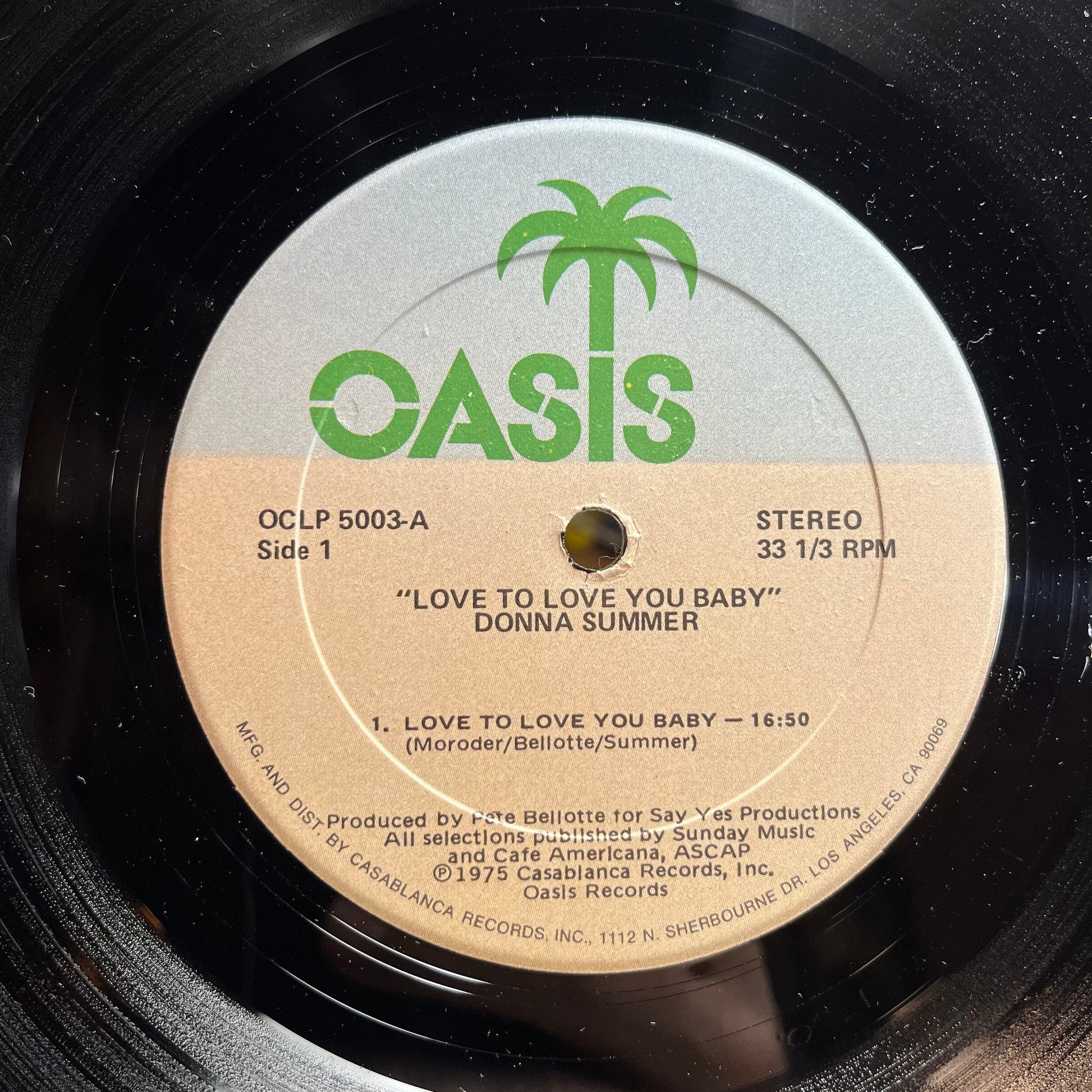 Love To Love You Baby (VINYL) | Near Mint- (NM-) Very Good Plus (VG+) - DISCO / USED *NEAR MINT-*