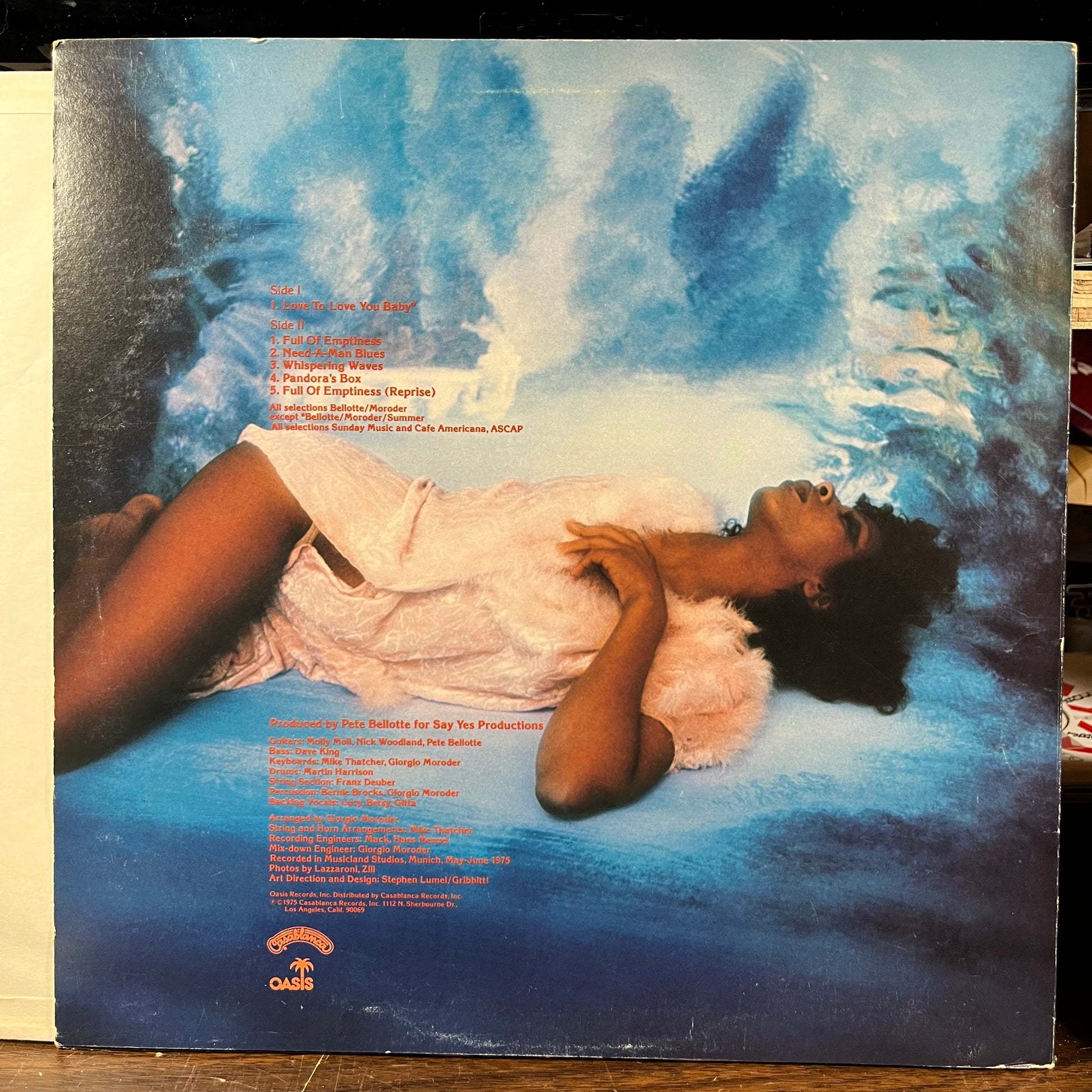 Love To Love You Baby (VINYL) | Near Mint- (NM-) Very Good Plus (VG+) - DISCO / USED *NEAR MINT-*