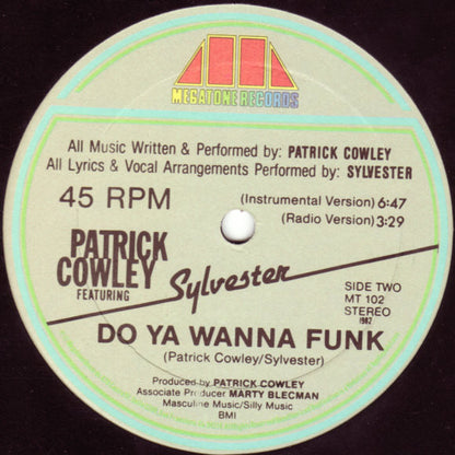 Patrick Cowley - Do Ya Wanna Funk | Near Mint (NM) Generic - DISCO / USED *NEAR MINT*