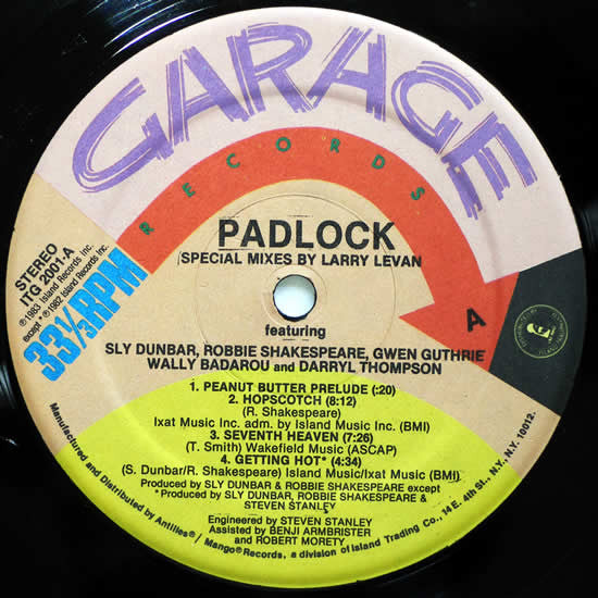 Larry Levan - Padlock (Special Mixes) (vinyl) | Near Mint (NM) Near Mint (NM) - DISCO / USED *NEAR MINT*