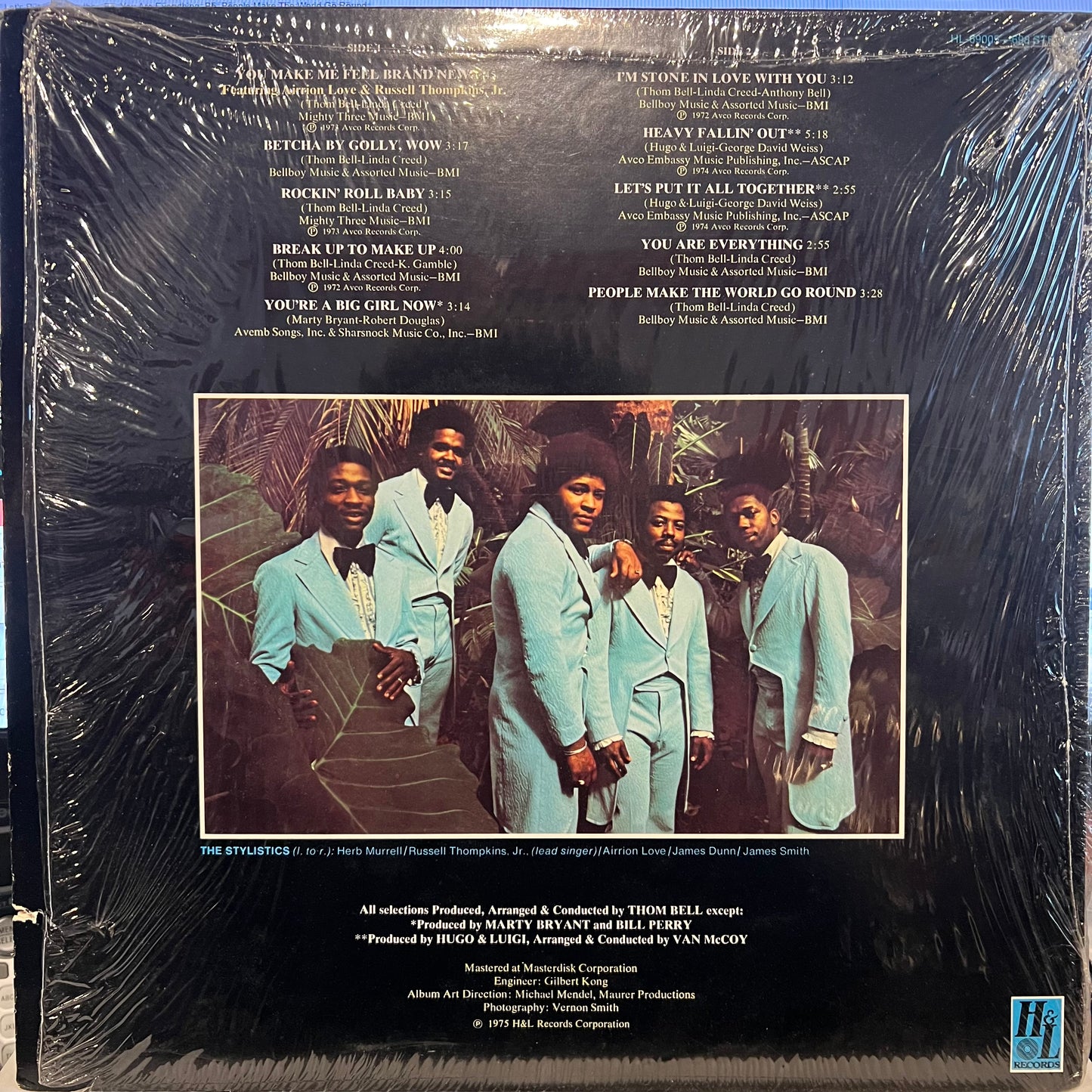 The Stylistics The Best Of The Stylistics LP Near Mint (NM or M-) Excellent (EX)