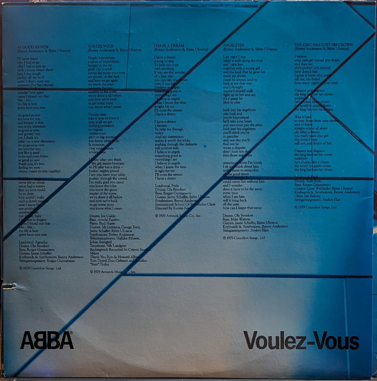 ABBA Voulez-Vous *PRESWELL - PR* LP Near Mint (NM or M-) Excellent (EX)