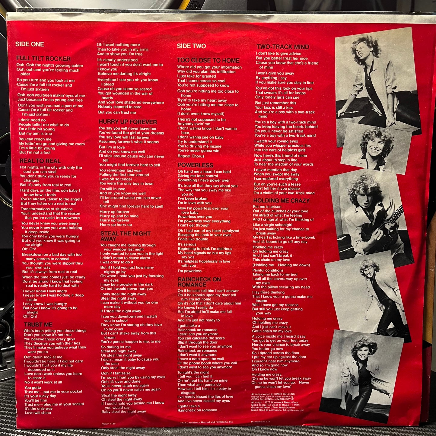 Cindy Bullens - Steal The Night | Near Mint (NM) Near Mint (NM) - DISCO / USED *NEAR MINT*