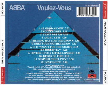 ABBA - Voulez-Vous (CD CANADA) | Near Mint (NM) Excellent+ (EX+) - DISCO / USED *NEAR MINT*