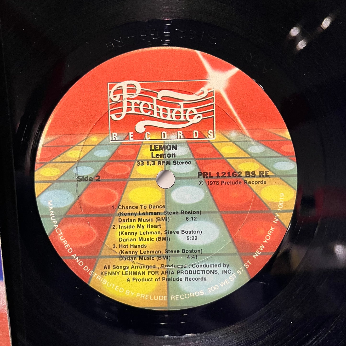 Lemon - Lemon | Near Mint (NM) Excellent (EX) - DISCO / USED *NEAR MINT*