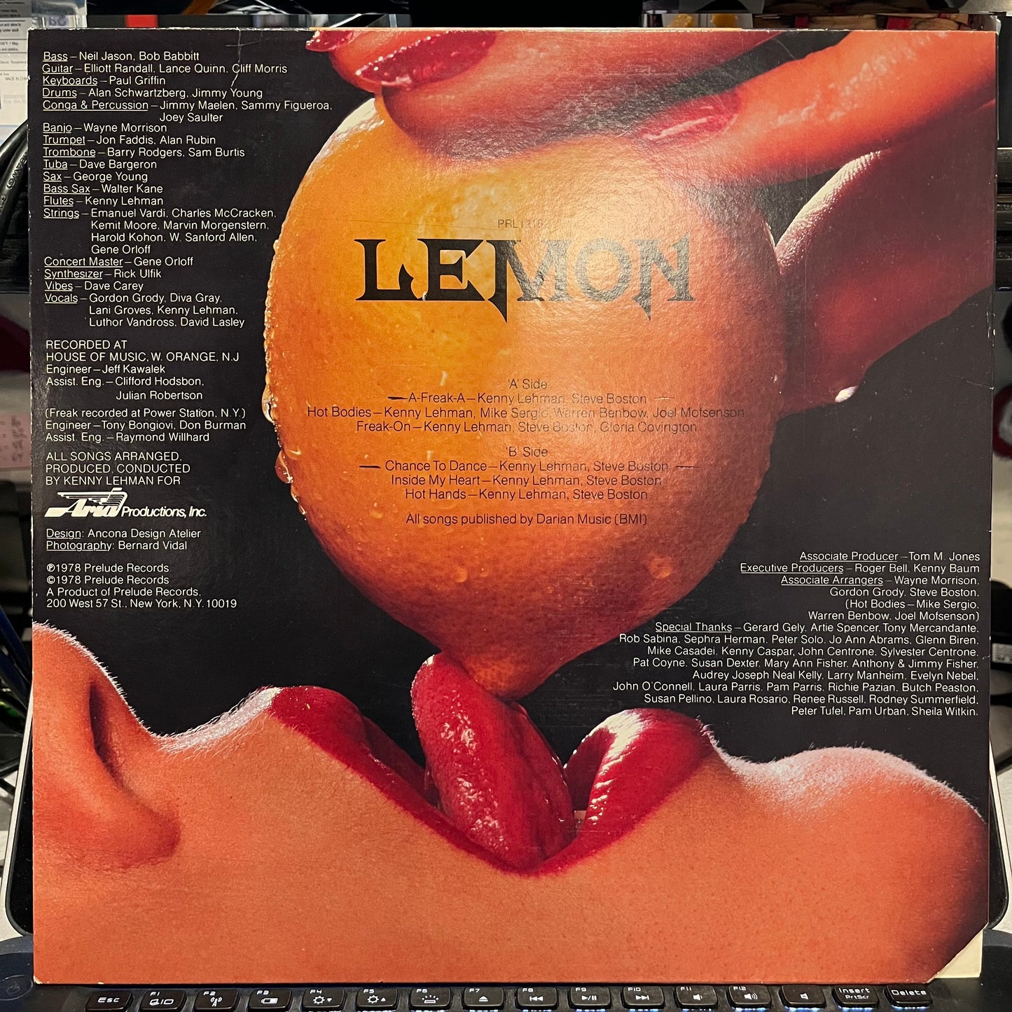 Lemon Lemon 12" Near Mint (NM or M-) Excellent (EX)