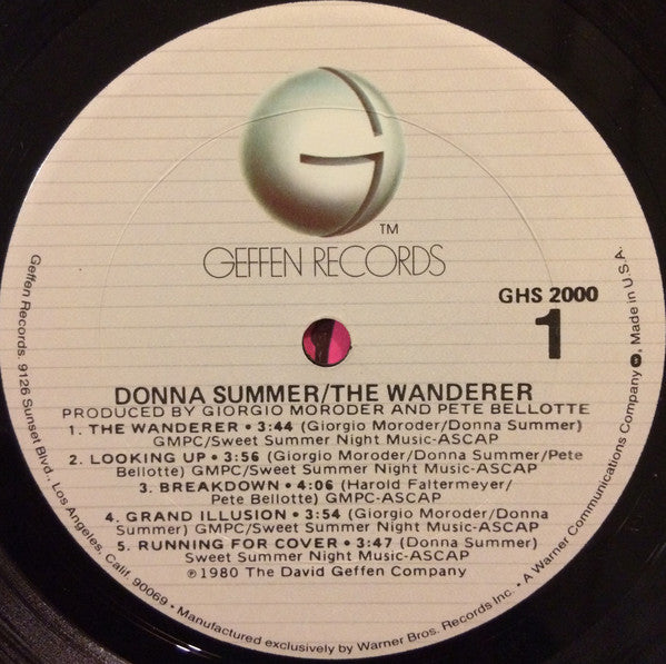 Donna Summer - The Wanderer *GOLDISC* | Near Mint (NM) Near Mint (NM) - DISCO / USED *NEAR MINT*