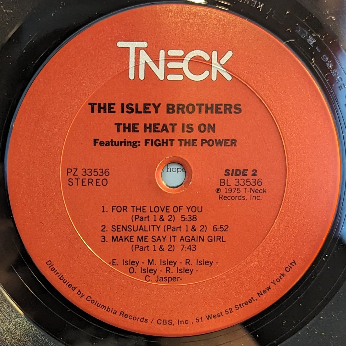 The Isley Brothers The Heat Is On *PITMAN* LP Near Mint (NM or M-) Excellent (EX)