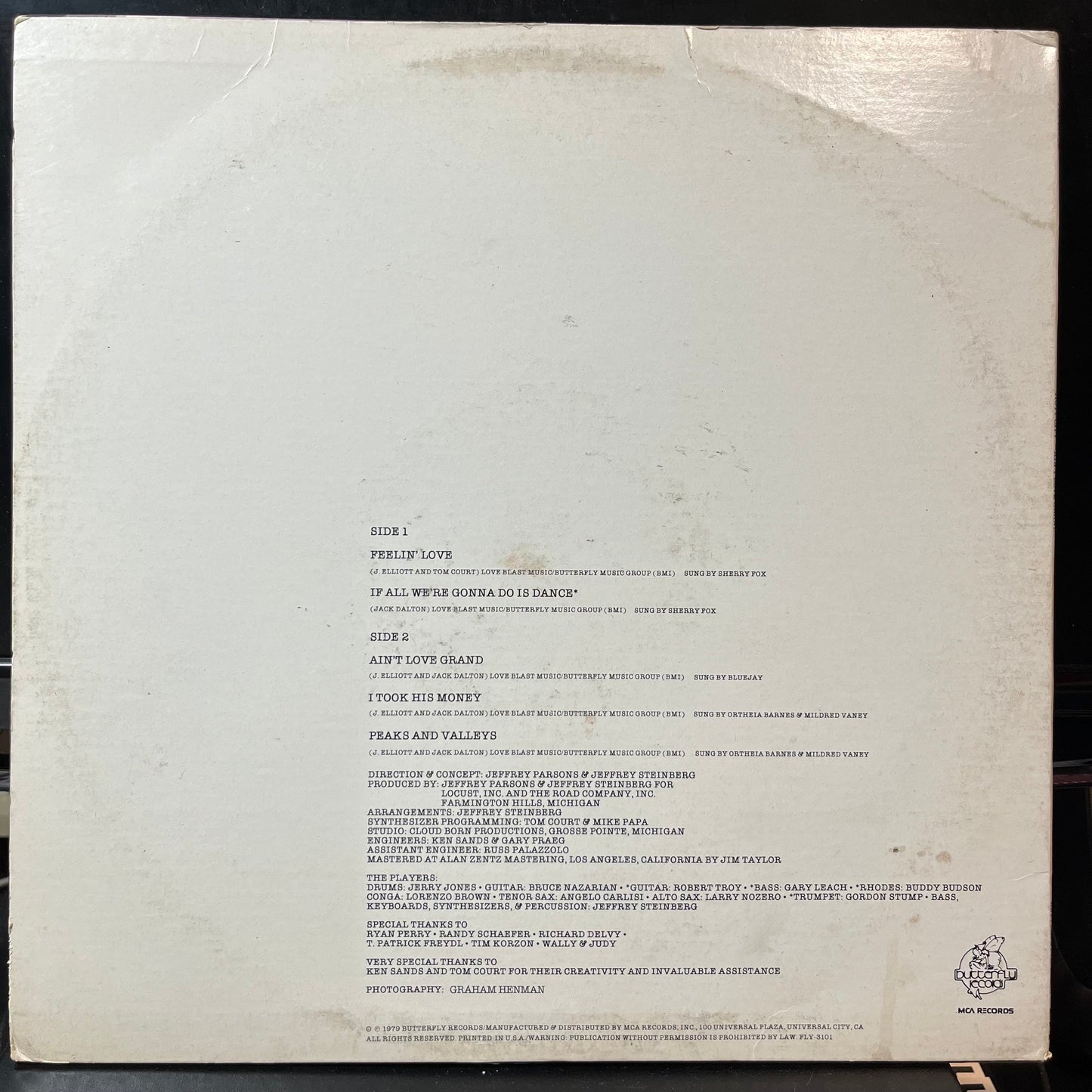 Hott City - Ain't Love Grand (VINYL LP BUTTERFLY FLY-3101 1979) | USED Near Mint (NM or M-) Very Good Plus (VG+) - DISCO / USED *NEAR MINT*