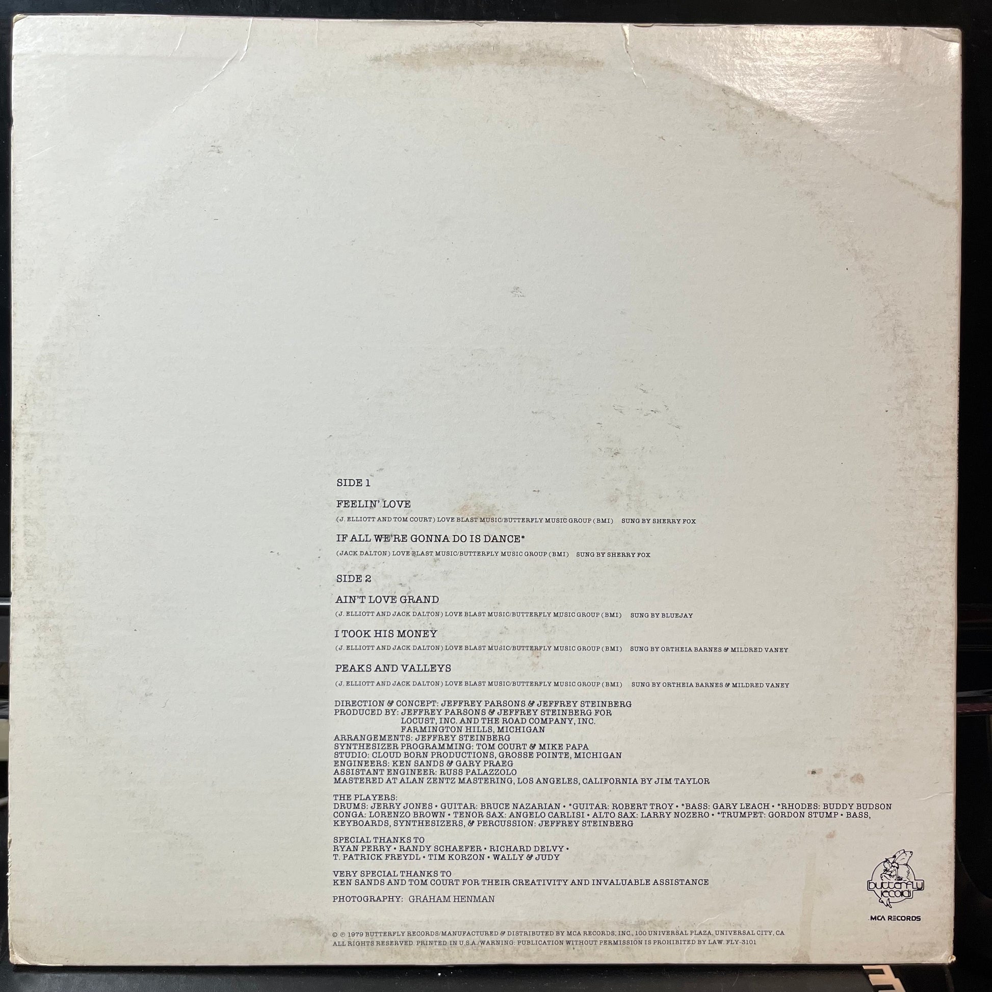 Hott City - Ain't Love Grand (VINYL LP BUTTERFLY FLY-3101 1979) | USED Near Mint (NM or M-) Very Good Plus (VG+) - DISCO / USED *NEAR MINT*