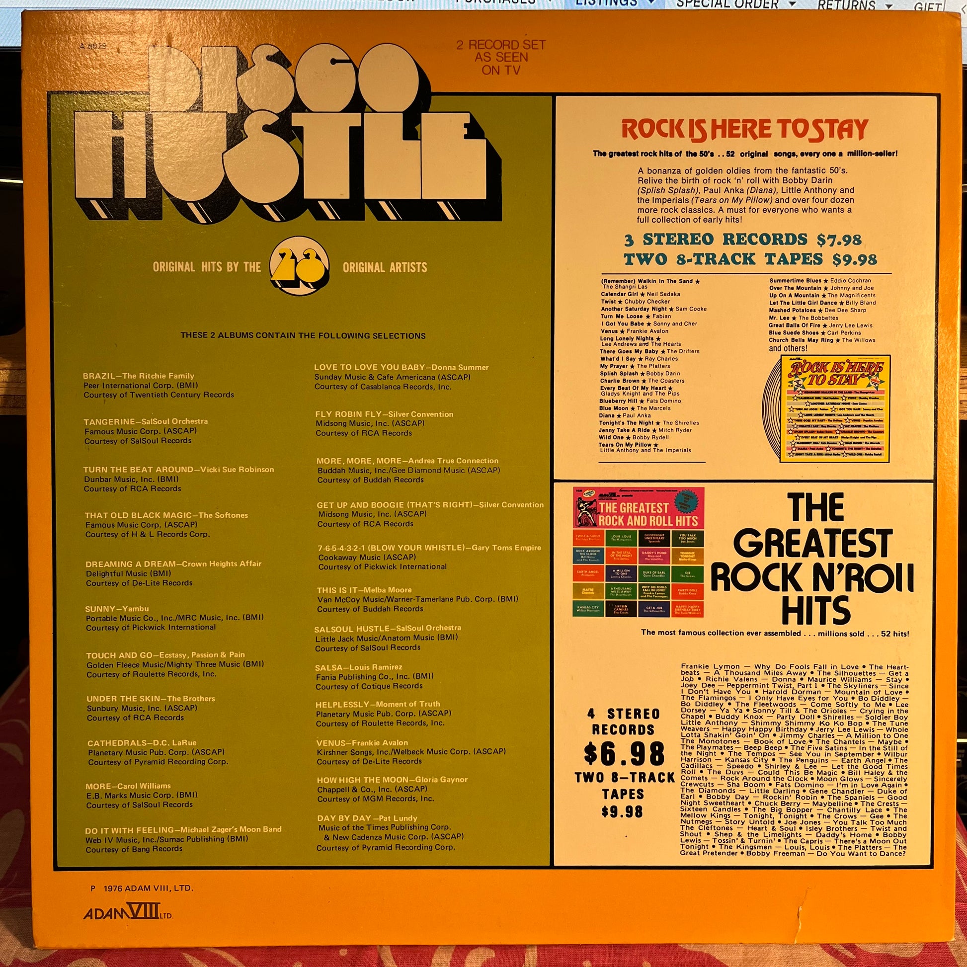 Various - Disco Hustle | Near Mint (NM) Near Mint (NM) - DISCO / USED *NEAR MINT*