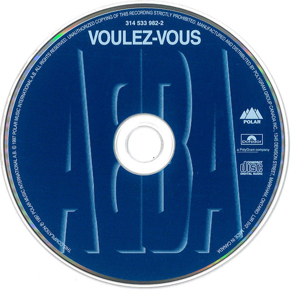 ABBA - Voulez-Vous (CD CANADA) | Near Mint (NM) Excellent+ (EX+) - DISCO / USED *NEAR MINT*
