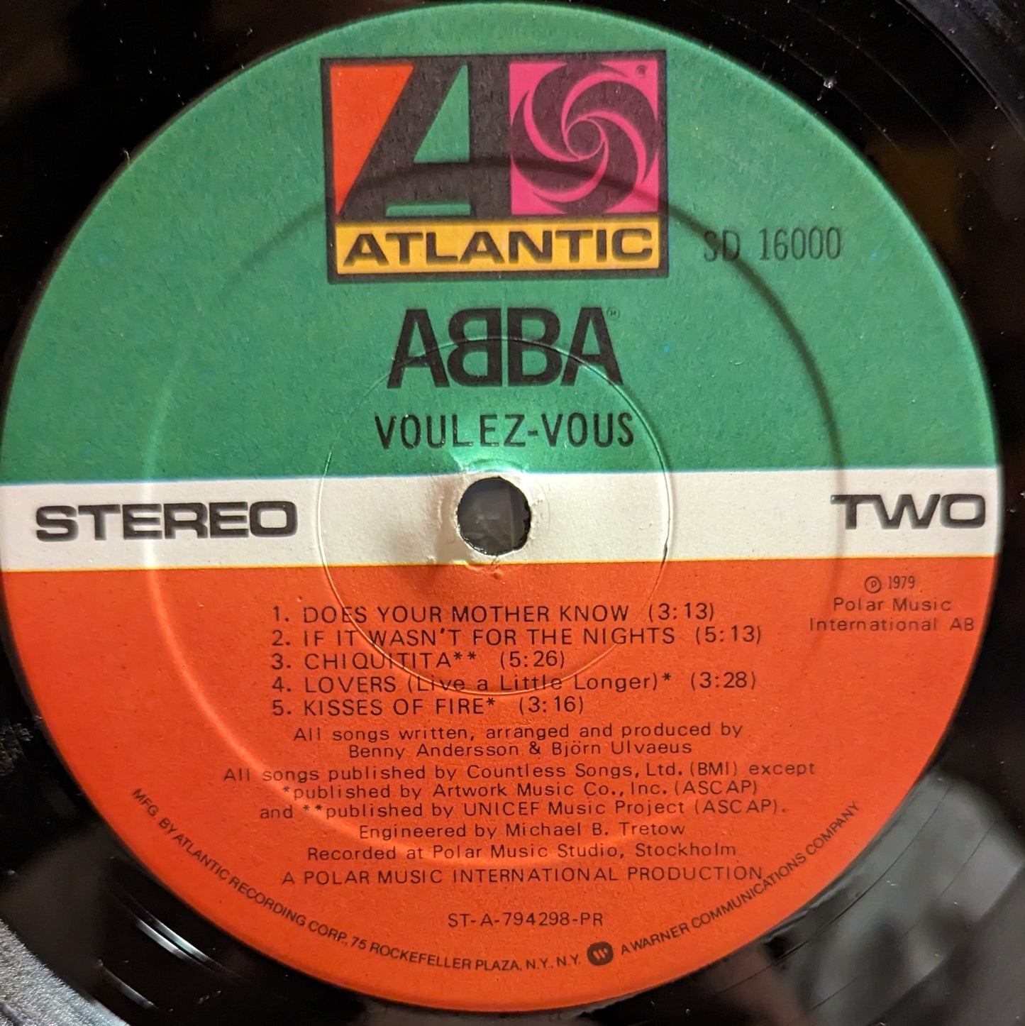 ABBA Voulez-Vous *PRESWELL - PR* LP Near Mint (NM or M-) Excellent (EX)