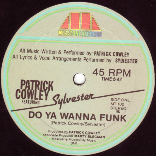 Patrick Cowley - Do Ya Wanna Funk | Near Mint (NM) Generic - DISCO / USED *NEAR MINT*