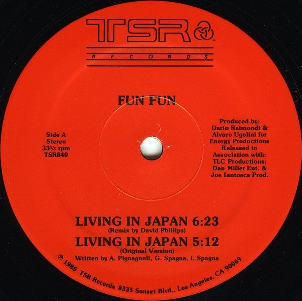 Fun Fun - Living In Japan | - DISCO / USED *NEAR MINT*