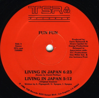 Fun Fun - Living In Japan | - DISCO / USED *NEAR MINT*
