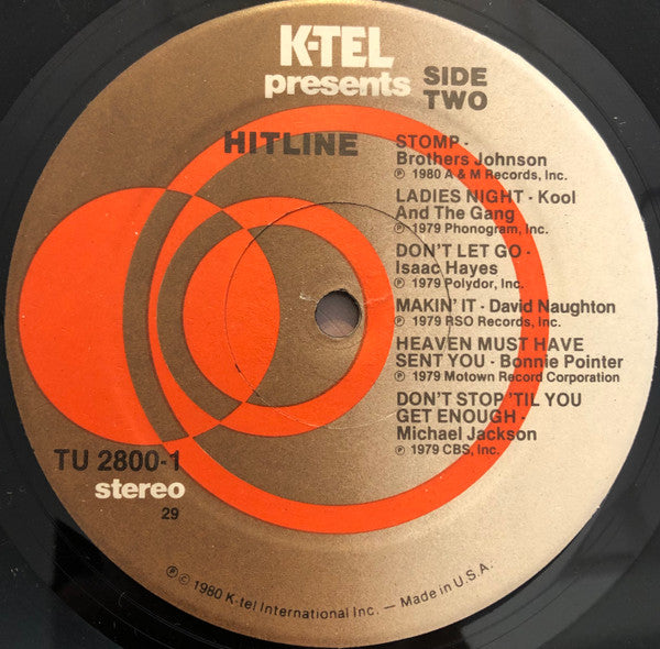Hitline | Very Good Plus (VG+) Very Good Plus (VG+) - DISCO / USED *VERY GOOD++*