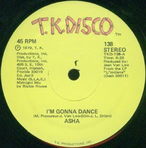 I'm Gonna Dance / Music Machine (Dedication To Studio 54) (12" VINYL) | Very Good Plus Plus (VG++) Excellent (EX) - DISCO / USED *VERY GOOD++*
