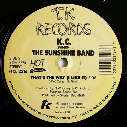 Get Down Tonight / That's The Way (I Like It) (12" VINYL) | Very Good Plus (VG+) Generic - DISCO / USED *VERY GOOD+*