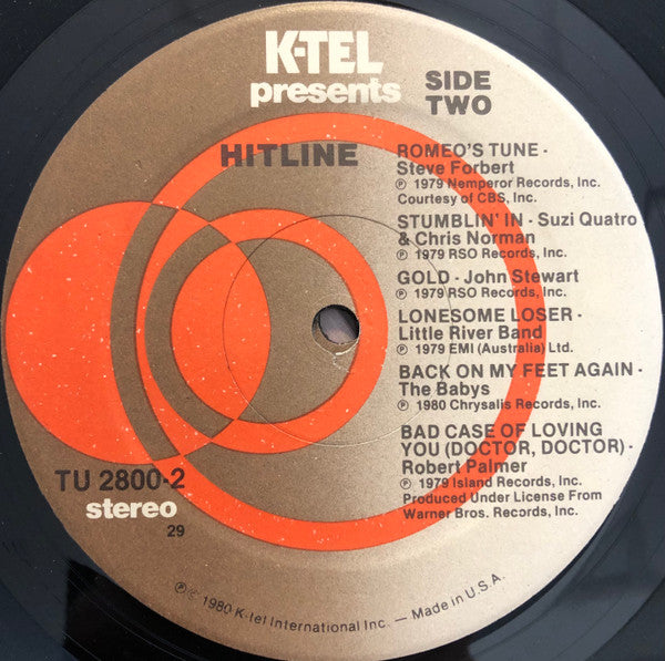 Hitline | Very Good Plus (VG+) Very Good Plus (VG+) - DISCO / USED *VERY GOOD++*