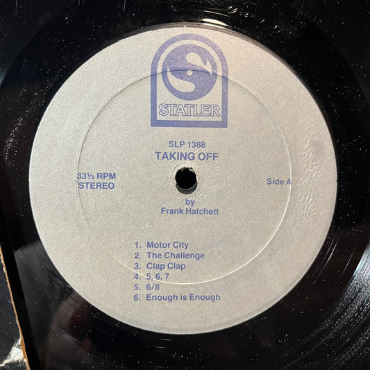 Frank Hatchett - Taking Off (VINYL LP) | USED Very Good (VG) Very Good Plus (VG+) - DISCO / USED *VERY GOOD*